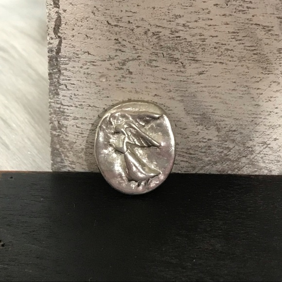 🆕NWT VILMAIN PEWTER pocket Angel Set of 6 - Picture 5 of 6